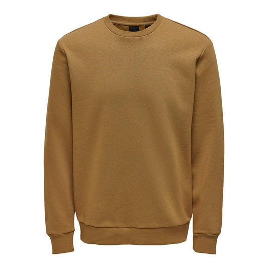 Felpe senza cappuccio Uomo Only & Sons - Onsceres Life Crew Neck Noos - Marrone