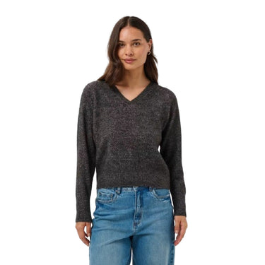 Maglioni Donna Kaffe - KAniel v-neck Pullover - Grigio