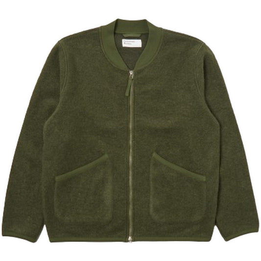 Maglioni Uomo Universal Works - Zip Bomber - Verde