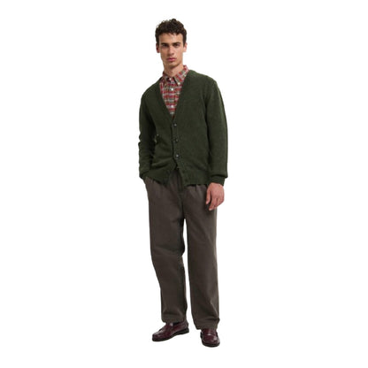 Cardigan Uomo Baracuta - Shetland Cardigan - Verde