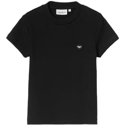T-shirt Donna Carhartt Wip - W' S/S Small Heart Patch T-Shirt - Nero