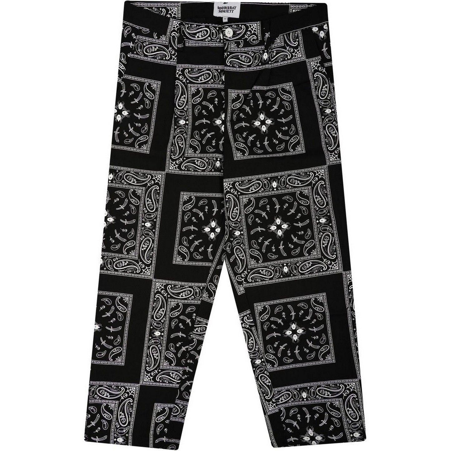 Pantaloni Uomo Doomsday - Bandana Chino Pant - Nero