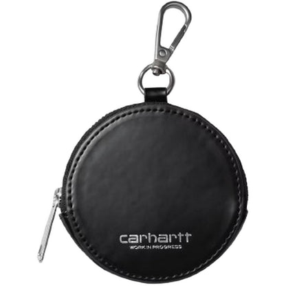 Portamonete Unisex Carhartt Wip - Script Coin Wallet 0.8 mm - Nero