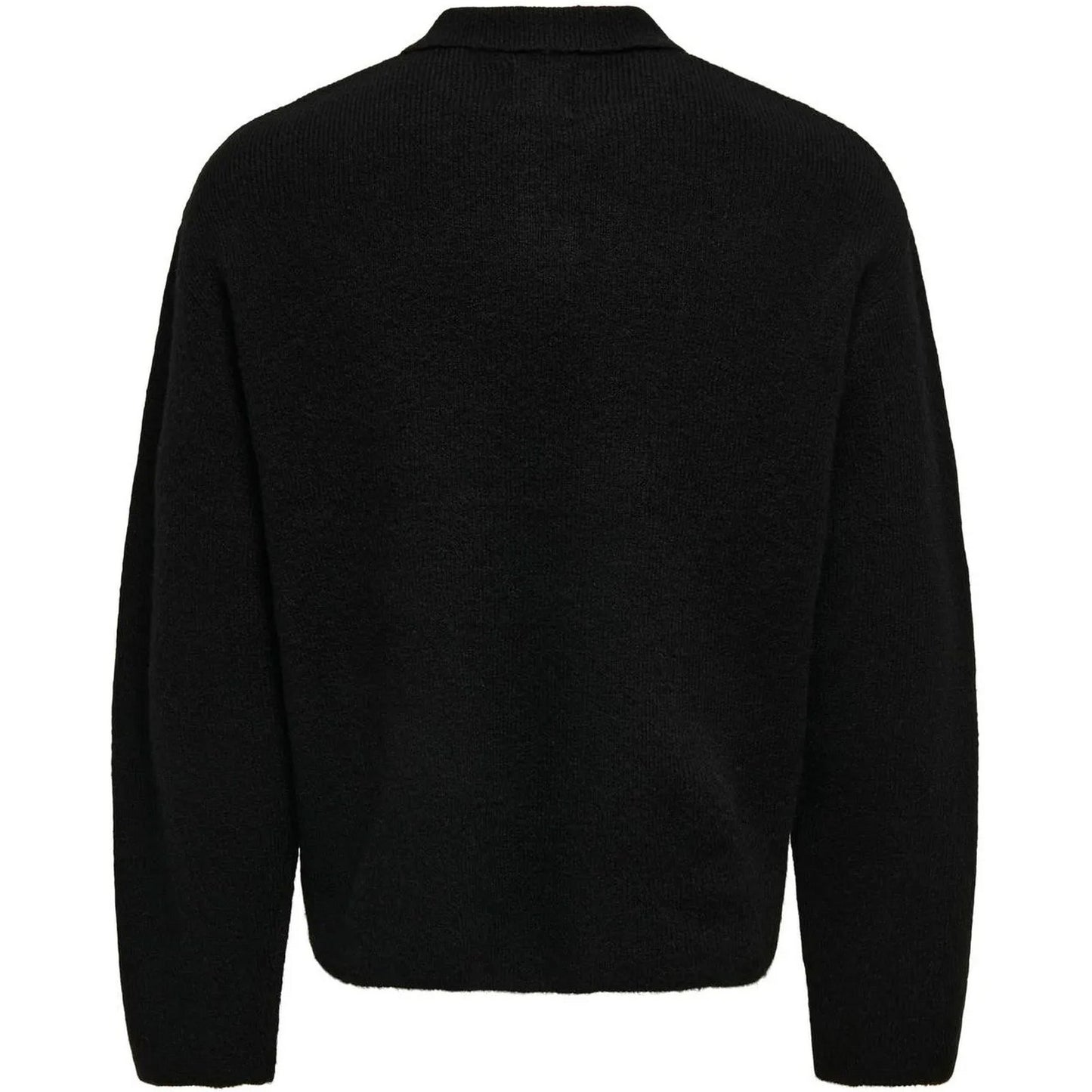 Maglie Uomo Only & Sons - Onsrush Life Ds 7 Button Polo Knit - Nero