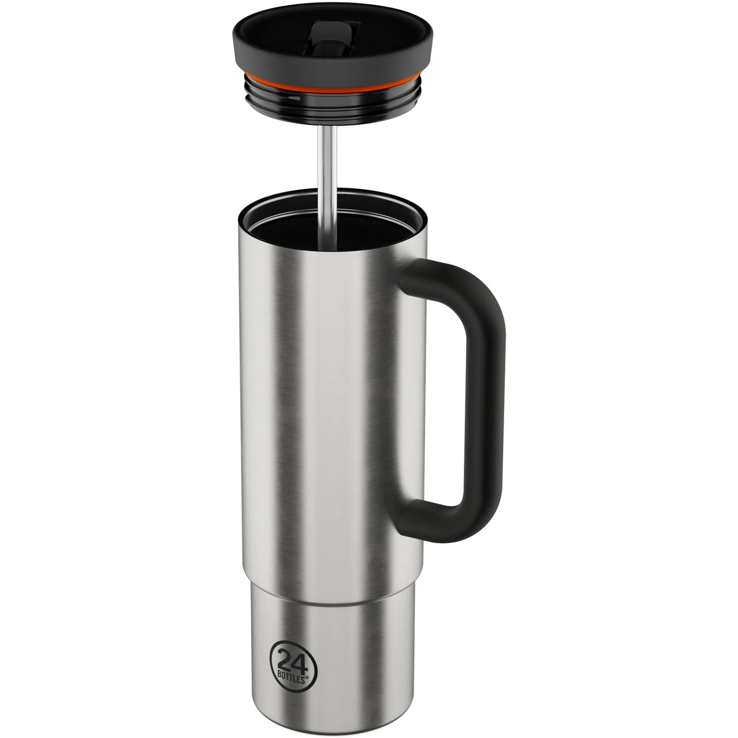 Thermos per bibite Unisex 24bottles - Straw Cup 800 - Argento
