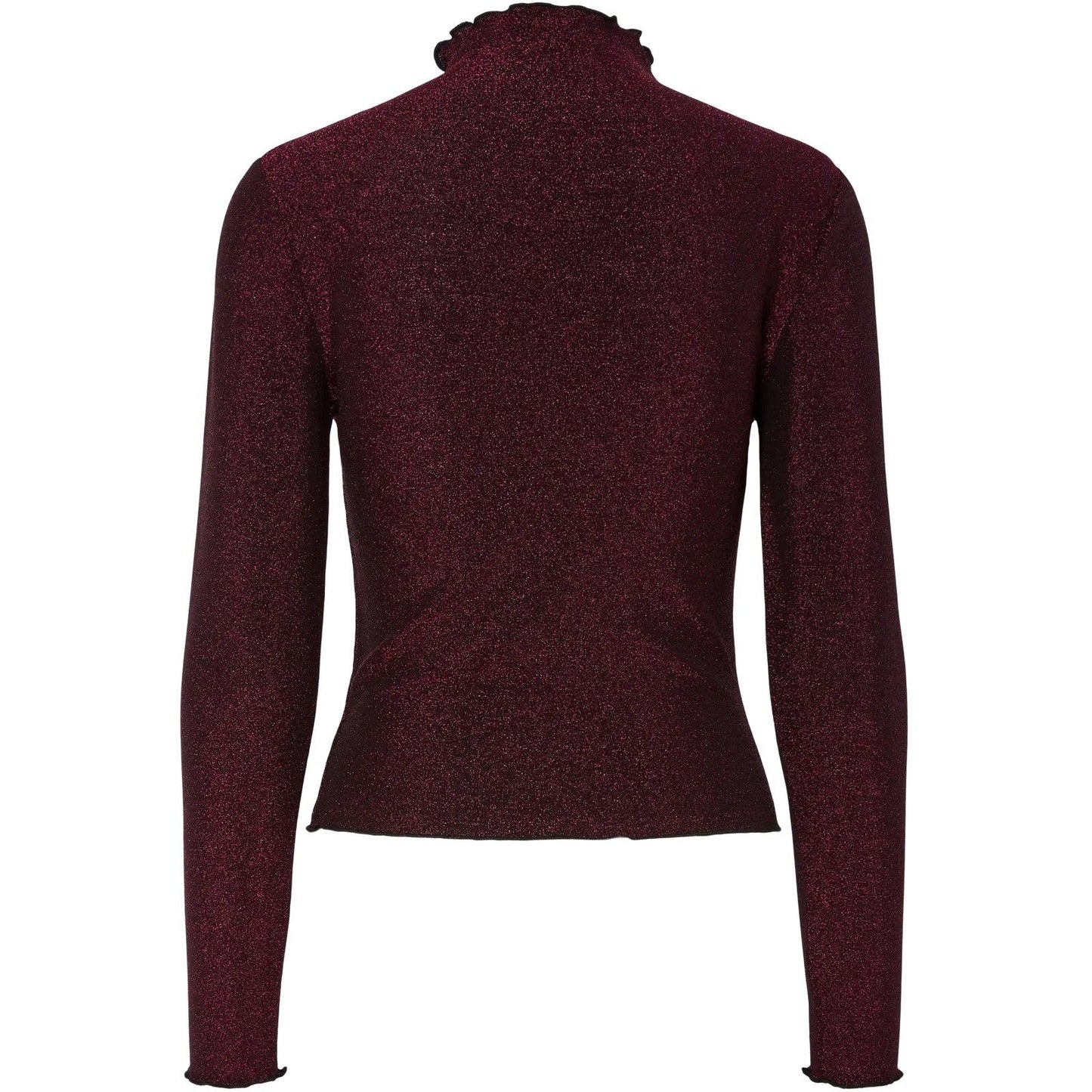 Bluse Donna Pieces - Pcsandra Ls Mockneck Top Jrs - Viola