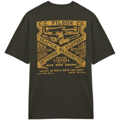 T-shirt Uomo Filson - S/S Frontier Graphic T-Shirt - Multicolore