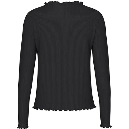 T-shirt Donna Pieces - Pcnicca Ls Top Jrs Noos - Nero