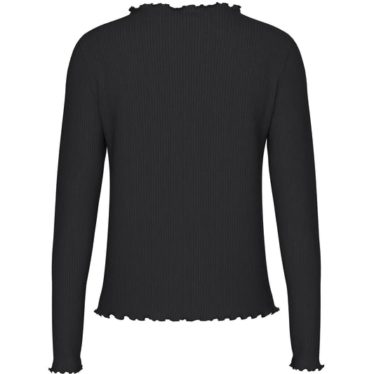 T-shirt Donna Pieces - Pcnicca Ls Top Jrs Noos - Nero