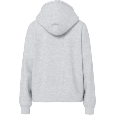 Maglie Donna Pieces - Pcchilli Ls Zip Hoodie Noos Bc - Grigio