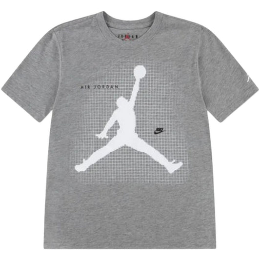 T-shirt Bambini Unisex Jordan - Jdb Jumpman Grid Blur - Grigio