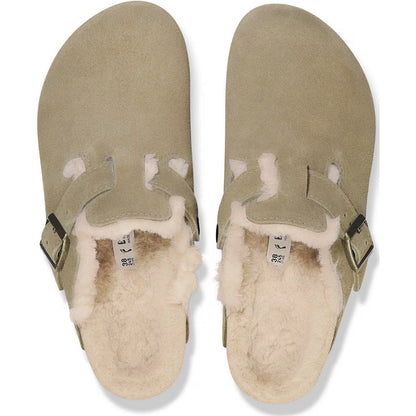 Sandali Unisex Birkenstock - Boston Shearling - Beige