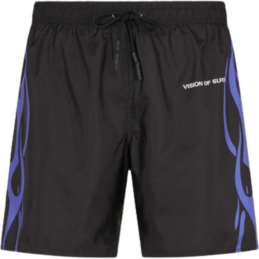 Pantaloncini e calzoncini Uomo Vision of Super - Black Swimwear With Purple Tribal - Nero