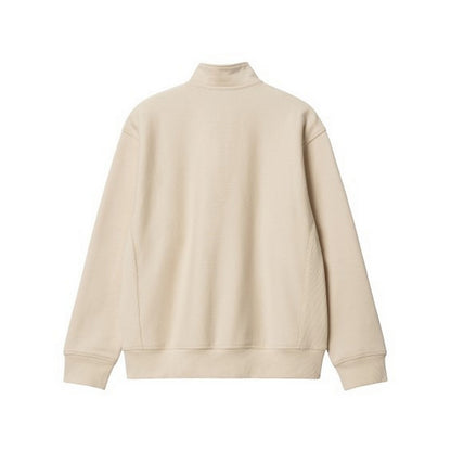 Felpe senza cappuccio Uomo Carhartt Wip - Half Zip American Script Sweat - Beige