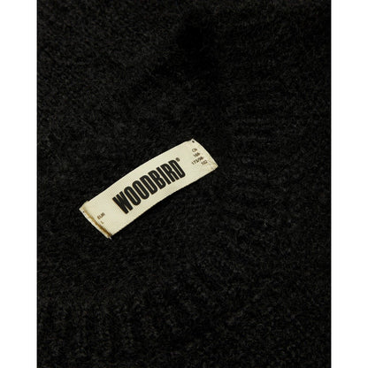 Maglioni Uomo Woodbird - WBKurt Mohairy Crew - Nero