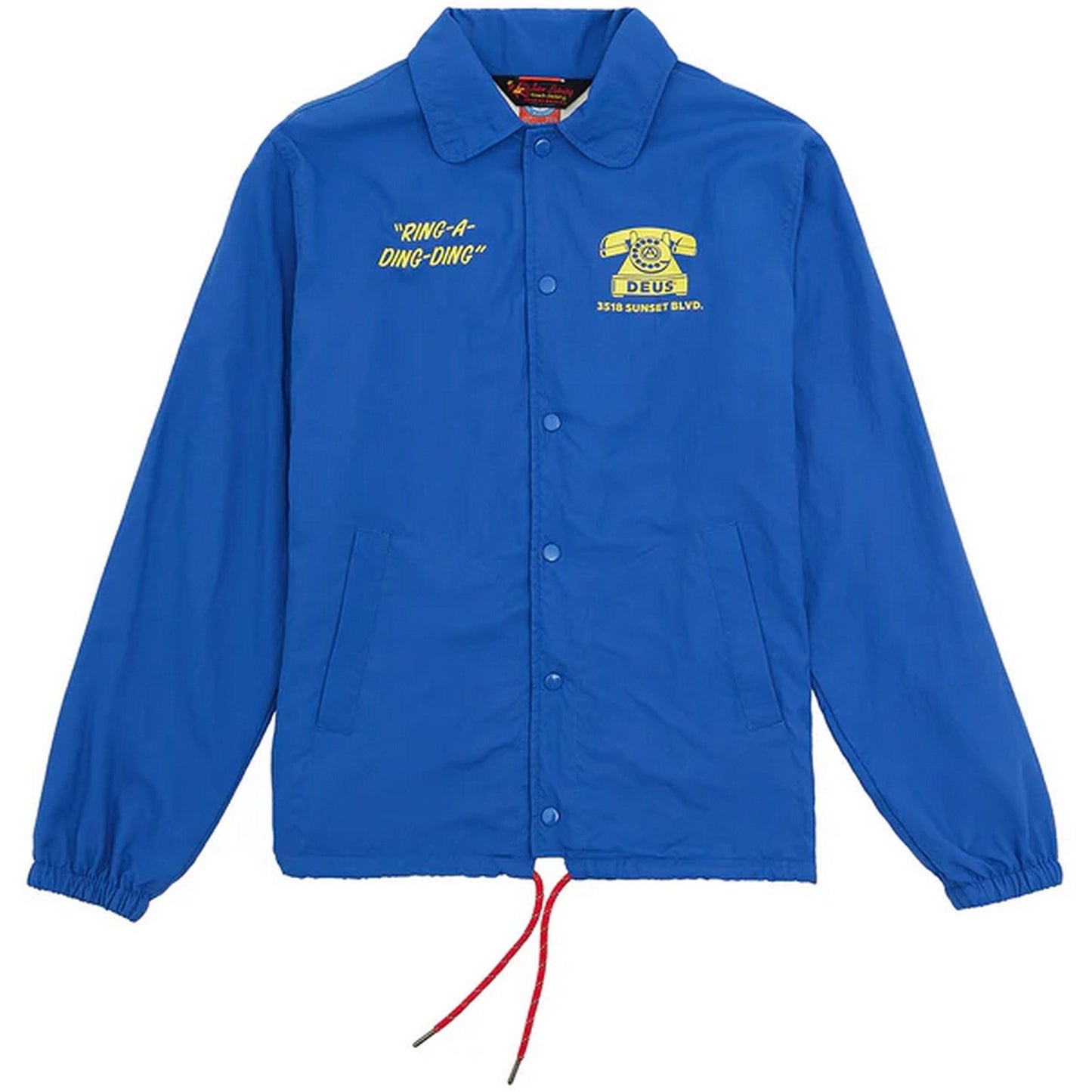 Giacche Uomo Deus Ex Machina - In Rotation Coach - Blu