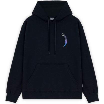 Felpe con cappuccio Uomo Propaganda - Rainbow Hoodie - Nero