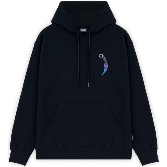 Felpe con cappuccio Uomo Propaganda - Rainbow Hoodie - Nero