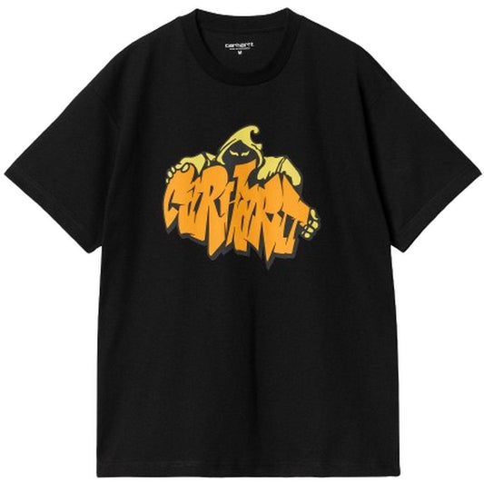 T-shirt Uomo Carhartt Wip - S/S Yute T-Shirt - Nero