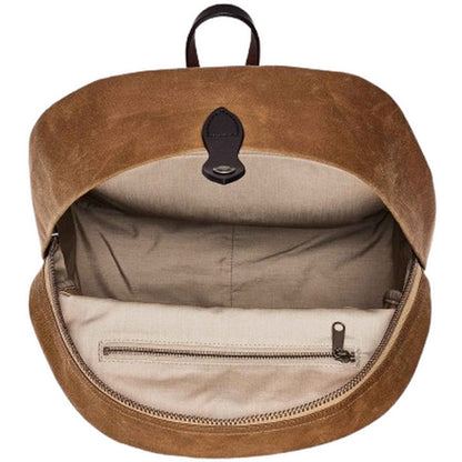 Zaini Casual Uomo Filson - Journeyman Backpack Oil Finish Tin Cloth - Marrone