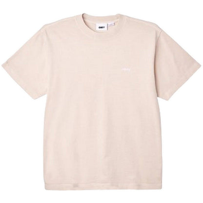 T-shirt Unisex Obey - Lowercase Pigment Tee Ss - Beige