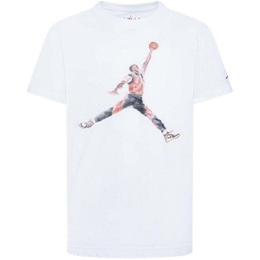 T-shirt Ragazzi Unisex Jordan - Watercolor Jumpman S/S Tee - Nero