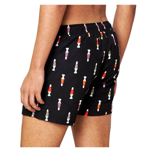Pantaloncini e calzoncini Uomo Happy Socks - Light Me Up Swimshorts - Nero
