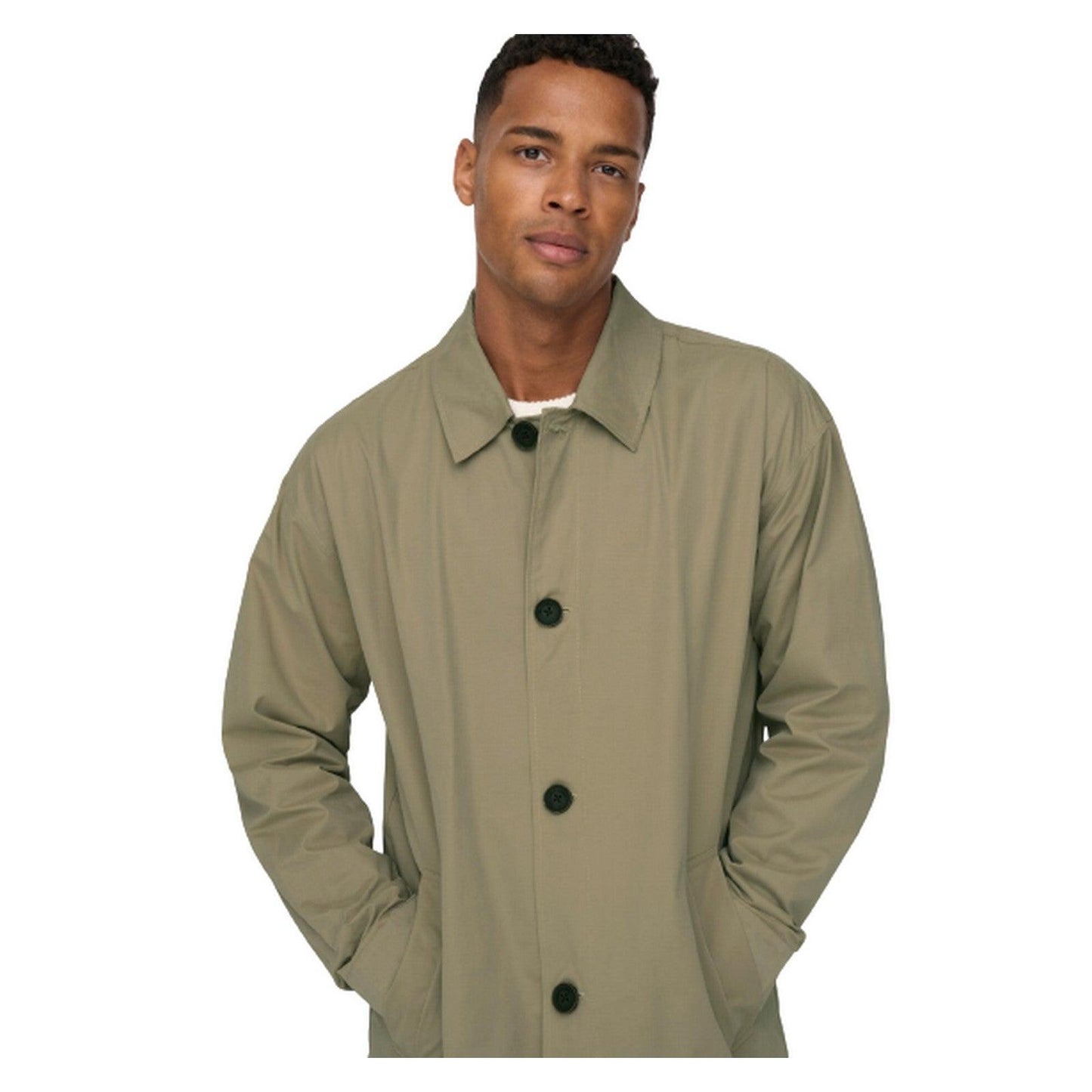 Cappotti Uomo Only & Sons - Onsmalcom Coat Otw - Beige