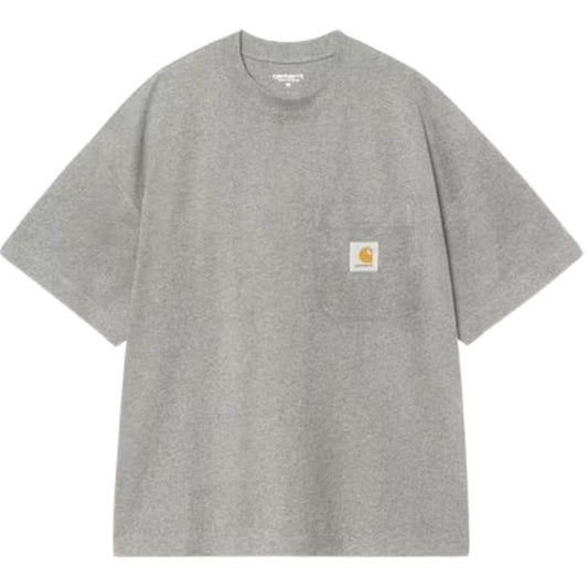 T-shirt Uomo Carhartt Wip - S/S Work Pocket T-Shirt - Grigio