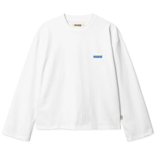 Maglie a manica lunga Uomo Woodbird - Wbjoul L/S Wb Tee - Bianco
