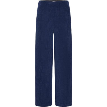 Pantaloni Donna Ichi - Ihkate Corduroy Pa3 - Blu