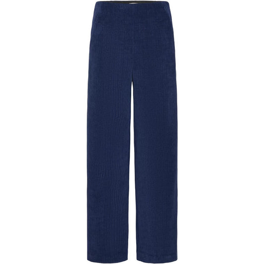 Pantaloni Donna Ichi - Ihkate Corduroy Pa3 - Blu