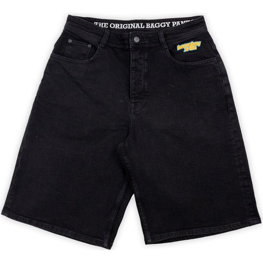Bermuda Uomo HOMEBOY - x-tra MONSTER Denim SHORTS - Nero