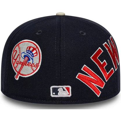 Cappellini da baseball Uomo New Era - Mlb Multi Logo 59Fifty - Blu