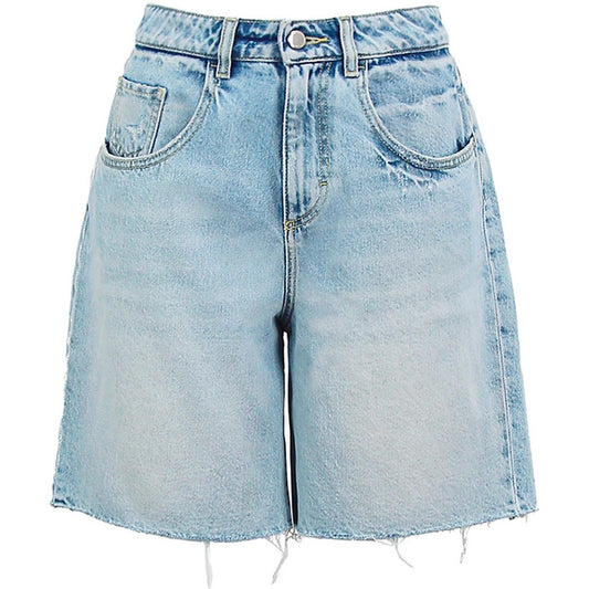 Bermuda Donna Icon Denim - Lea Short - Blu