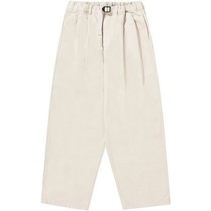 Pantaloni Uomo KAPPY DESIGN - Two Tuck Wide Denim Pants - Bianco