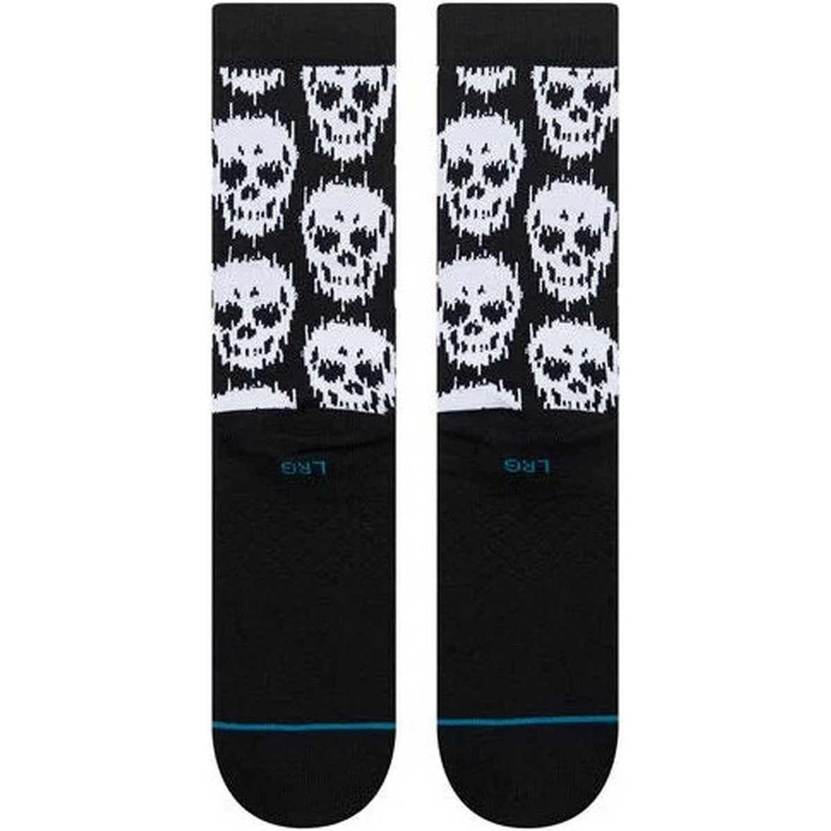 Calze Unisex Stance - Static Skull Crew - Nero