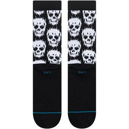 Calze Unisex Stance - Static Skull Crew - Nero