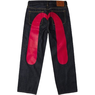 Jeans Uomo Evisu - Ht, Daicock Printed Jeans Red - Blu