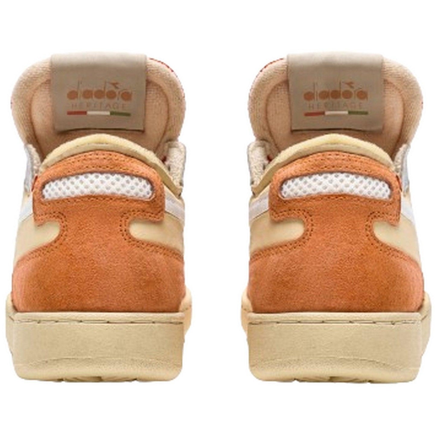 Sneaker Unisex Diadora - M I Basket Row Cut Podio Italia - Arancione