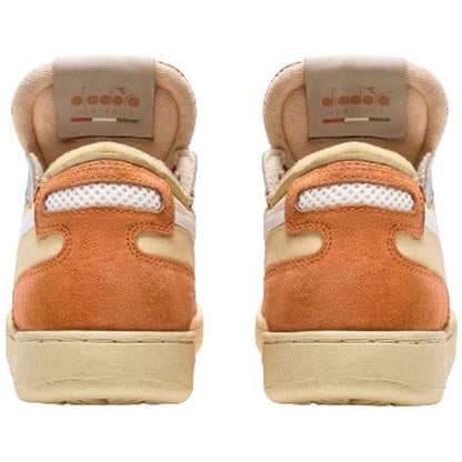 Sneaker Unisex Diadora - M I Basket Row Cut Podio Italia - Arancione