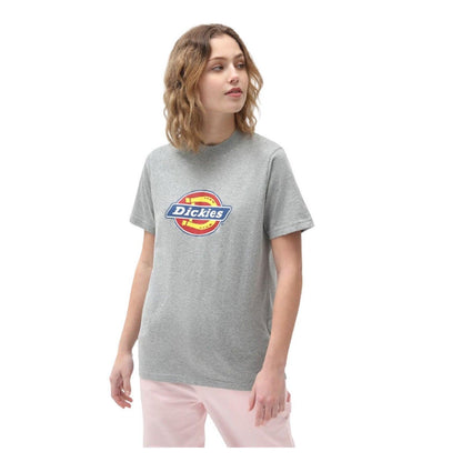 T-shirt Donna Dickies - Icon Logo Tee W - Grigio