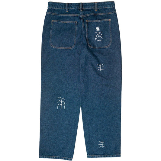 Pantaloni Uomo Deceit - Tribal Denim Pant - Blu