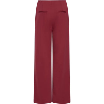 Pantaloni Donna Ichi - Ihkate Wide Pa2 - Rosso
