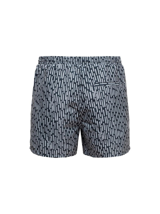 Pantaloncini e calzoncini Uomo Only & Sons - Onsted Swim Stripe Print Gw 1835 - Blu