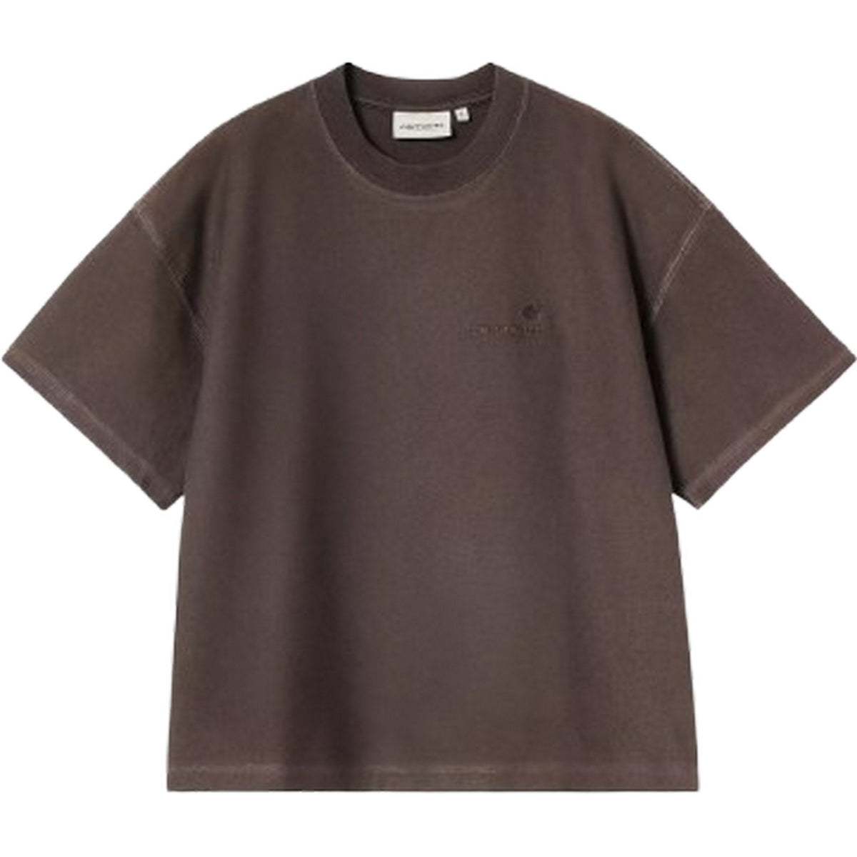 T-shirt Donna Carhartt Wip - W' S/S Lambert T-Shirt - Marrone