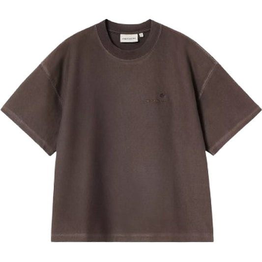 T-shirt Donna Carhartt Wip - W' S/S Lambert T-Shirt - Marrone