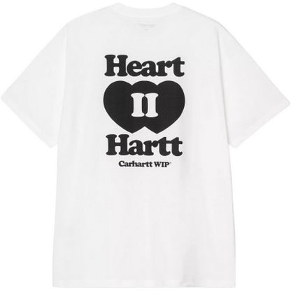 T-shirt Uomo Carhartt Wip - S/S Heart II Hartt T-Shirt - Bianco