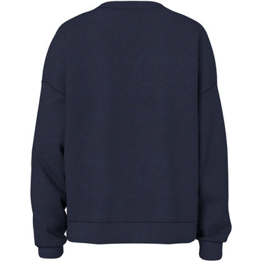 Felpe senza cappuccio Donna Pieces - Pcchilli Ls Loose Sweat Noos Bc - Blu