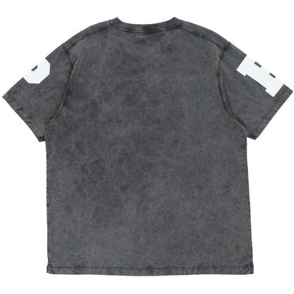 T-shirt Uomo Pop Trading - Washed football t-shirt - Nero